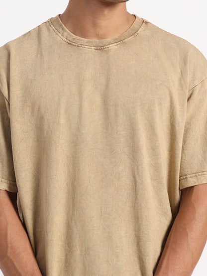 Acid wash over size t-shirt