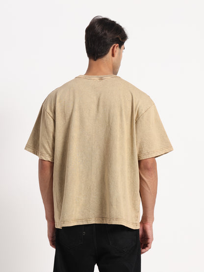 Acid wash over size t-shirt