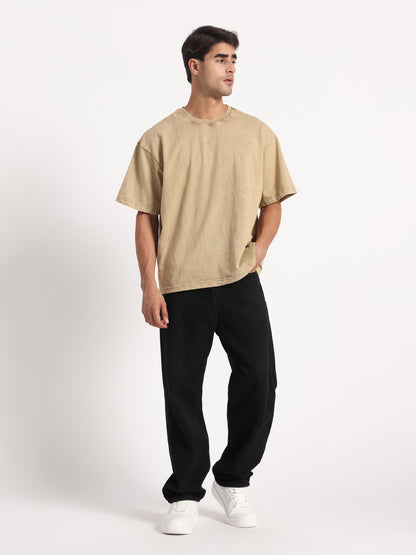 Acid wash over size t-shirt