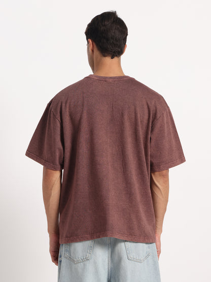 Acid wash over size t-shirt